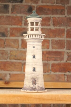 Large handmade ceramic lighthouse 1